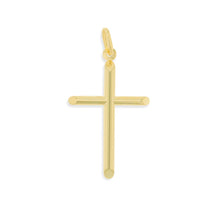 Load image into Gallery viewer, 10k Yellow Gold Classic Cross Charm Pendant
