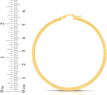 Load image into Gallery viewer, 10k Yellow Gold 2.5mm High Polish Round Tube Hoop Earrings
