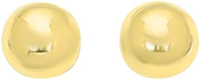 14k Yellow Gold 4mm Polished Ball Post Earrings