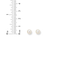 Load image into Gallery viewer, 14k Yellow Gold 4mm Pearl Stud Earrings
