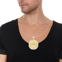 Load image into Gallery viewer, 10k Yellow Gold and White Gold Last Supper Charm Pendant
