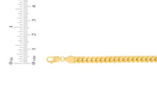 Load image into Gallery viewer, 10k Yellow Gold 5.5mm Lite Franco Chain Link Bracelet or Anklet
