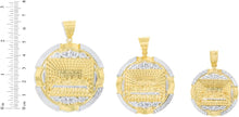 Load image into Gallery viewer, 10k Yellow Gold and White Gold Last Supper Charm Pendant
