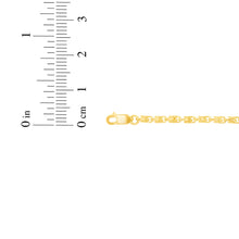 Load image into Gallery viewer, 10k Yellow Gold 3mm Solid Turkish Rope Chain Bracelet or Anklet
