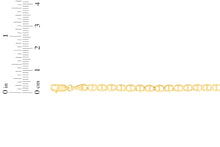 Load image into Gallery viewer, 10k Yellow Gold 4mm Solid Mariner Link Chain Bracelet or Anklet
