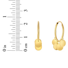 Load image into Gallery viewer, 14k Yellow Gold 22.5mm Endless Hoop Earrings
