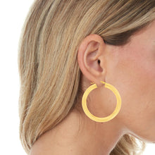 Load image into Gallery viewer, 14k Yellow Gold 5mm High Polish Round Tube Hoop Earrings
