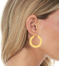 Load image into Gallery viewer, 10k Yellow Gold 5mm High Polish Round Tube Hoop Earrings
