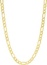 Load image into Gallery viewer, 10k Yellow Gold 5.5mm Lite Figaro Chain Link Necklace
