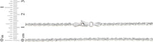 Load image into Gallery viewer, 14k White Gold 2.5mm Solid Rope Chain Diamond Cut Necklace
