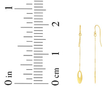 Load image into Gallery viewer, 14k Yellow Gold 20mm Polished Open Oval Drop Earrings
