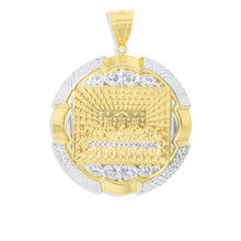 Load image into Gallery viewer, 10k Yellow Gold and White Gold Last Supper Charm Pendant
