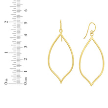 Load image into Gallery viewer, 14k Yellow Gold 45mm Polished Dangle Earrings
