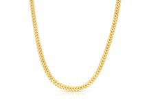 Load image into Gallery viewer, 10k Yellow Gold 6mm Lite Franco Chain Link Necklace
