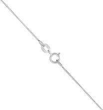 Load image into Gallery viewer, 10k White Gold Solid Box Chain Link Necklace
