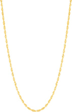 Load image into Gallery viewer, 10k Yellow Gold 2.8mm Solid Spiral Rope Multi Diamond Cut Chain Necklace
