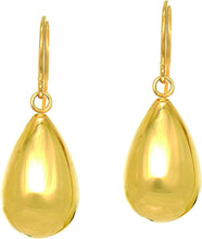 Load image into Gallery viewer, 14k Yellow Gold 26mm Medium Polished Tear Drop Earrings
