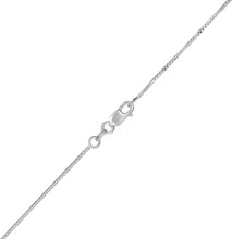 Load image into Gallery viewer, 10k White Gold Solid Box Chain Link Necklace
