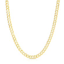 Load image into Gallery viewer, 10k Yellow Gold 6mm Curb Cuban Chain Necklace
