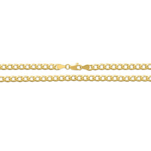 Load image into Gallery viewer, 10k Yellow Gold 4mm Curb Cuban Chain Necklace
