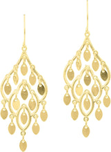 Load image into Gallery viewer, 14k Yellow Gold 45mm Polished Chandelier Earrings
