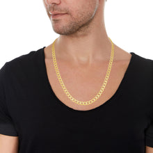 Load image into Gallery viewer, 10k Yellow Gold 6mm Curb Cuban Chain Necklace
