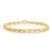 Load image into Gallery viewer, 10k Yellow Gold 2.5mm Solid Turkish Rope Chain Bracelet or Anklet
