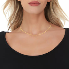 Load image into Gallery viewer, 10k Yellow Gold 1.75mm Solid Miami Cuban Gourmette Chain Necklace
