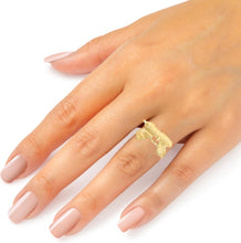 Load image into Gallery viewer, 10k Yellow Gold Uzi Gold Gun Ring
